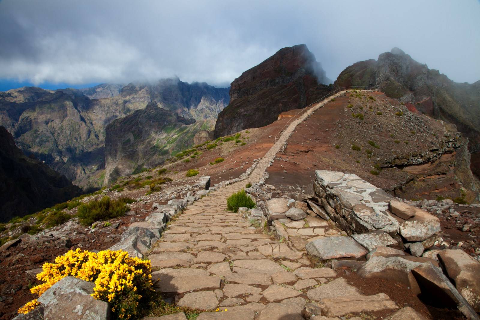 Grande traversée jusqu'au col d'Encumeda à Madère