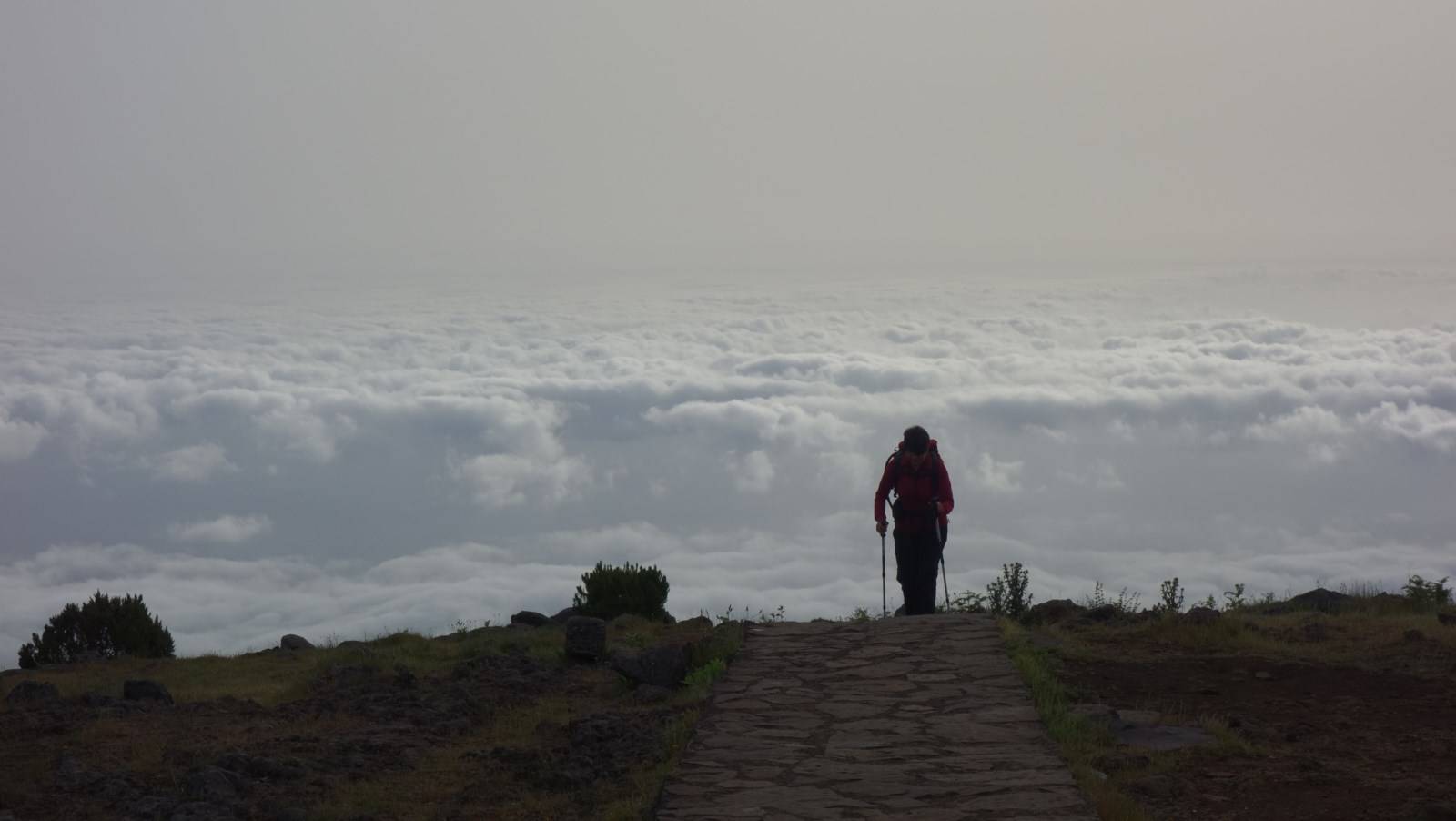Randonnée sur les crêtes à Madère