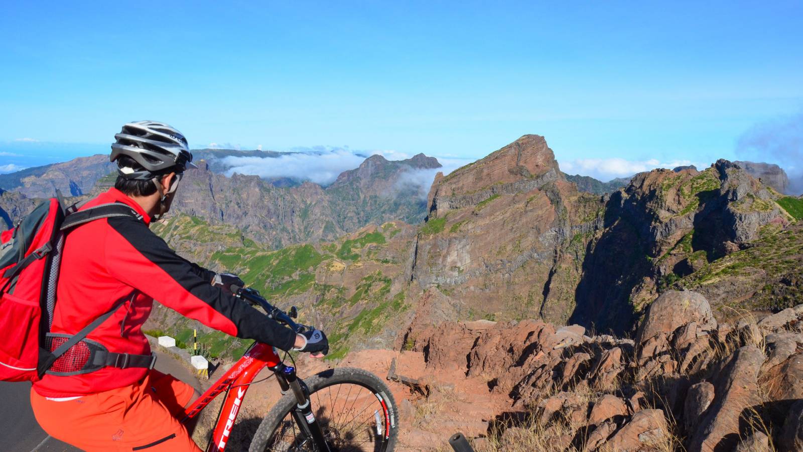 VTT sur l'île de madère au portugal