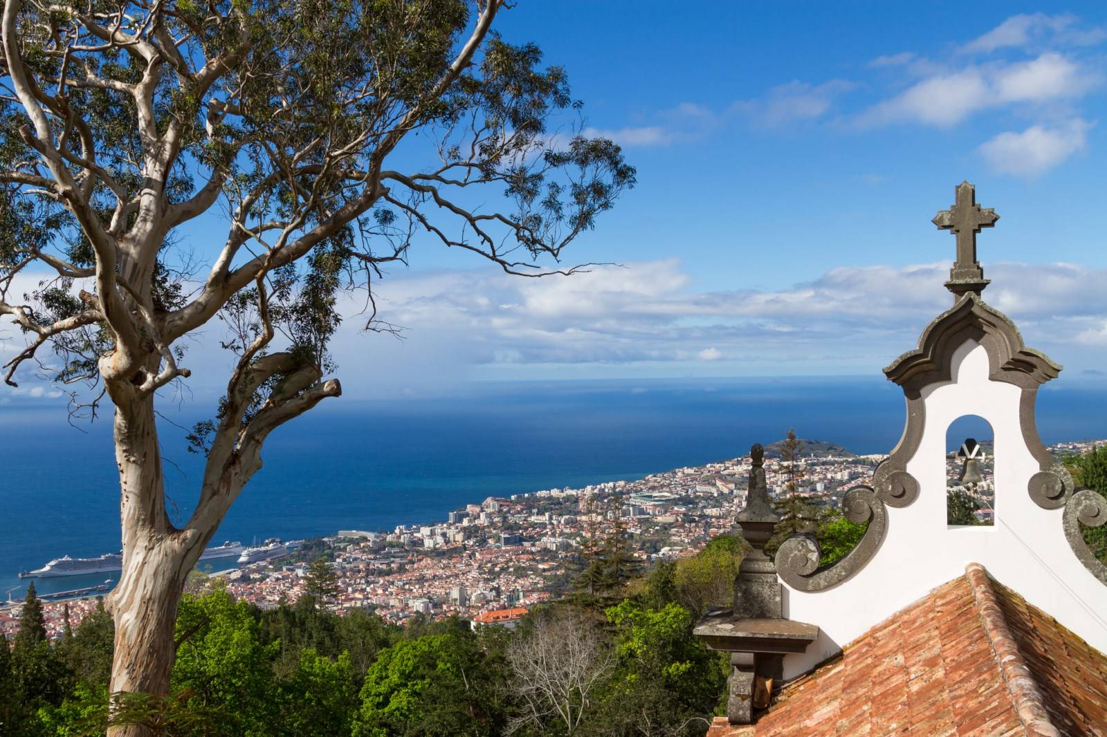 Vue de Monte sur Funchal Madère