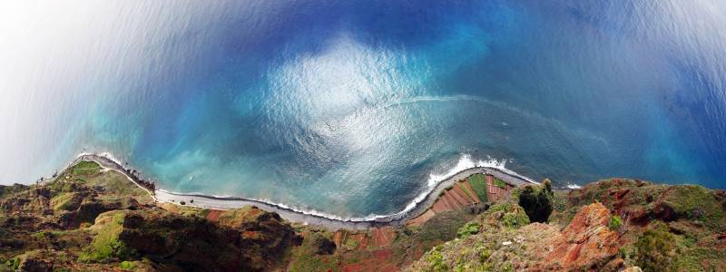 Falaises de Cabo Girão, Madère, Portugal