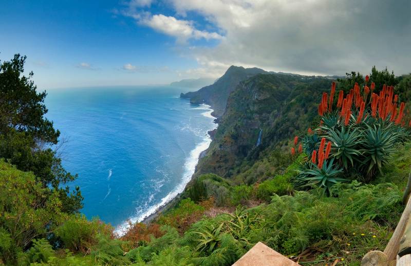 Côte nord  São Jorge Madère Portugal