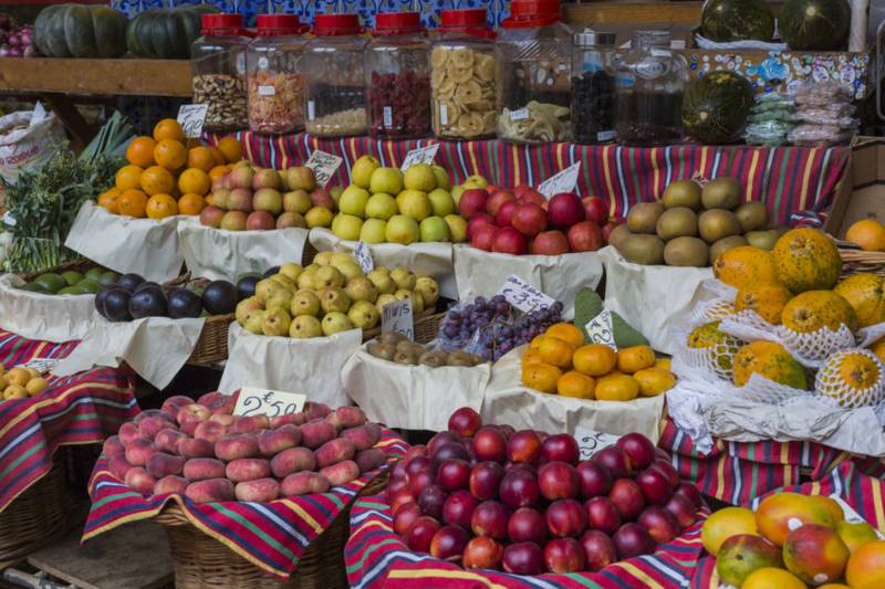 Marché de Funchal à Madère
